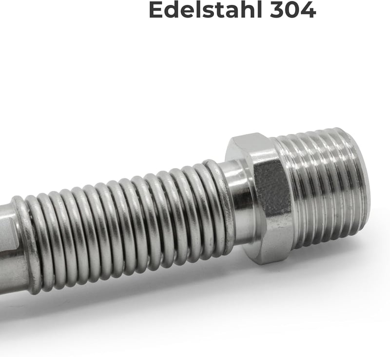 VANCOCO rozsdamentes acél rugalmas cső 1/2 col 75-130 mm