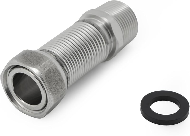 VANCOCO rozsdamentes acél rugalmas cső 3/4 col 75-130 mm