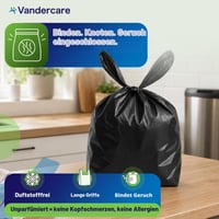 Pungi pentru scutece adulți Vandercare, 200 bucăți, pungi igienice de unică folosință pentru absorbante mari de incontinență, cu 25% mai groase, extra rezistente, fără miros, cu legare ușoară 4