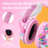 Căști de protecție auditivă pentru copii Vanderfields Unicorn Dream, 34 dB - pentru vârste între 3 și 12 ani 4