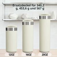 Capac de schimb VANEST pentru sticla Stanley AeroLight Transit – 340 ml, 473 ml, 567 ml – Alb, etanș, accesoriu pentru sticlă de voiaj fără BPA, 1 buc. 2