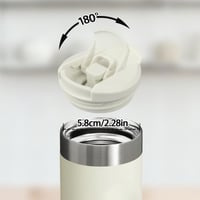 Capac de schimb VANEST pentru sticla Stanley AeroLight Transit – 340 ml, 473 ml, 567 ml – Alb, etanș, accesoriu pentru sticlă de voiaj fără BPA, 1 buc. 4