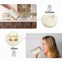 Capac de schimb VANEST pentru sticla Stanley AeroLight Transit – 340 ml, 473 ml, 567 ml – Alb, etanș, accesoriu pentru sticlă de voiaj fără BPA, 1 buc. 6
