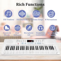 Vangoa elektronikus zongorakeyboard 88 billentyűvel 2