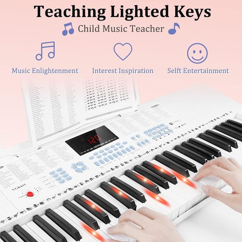 Vangoa elektronikus zongorakeyboard 88 billentyűvel