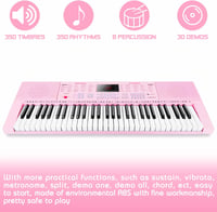 Vangoa elektronikus zongorakeyboard 88 billentyűvel 3