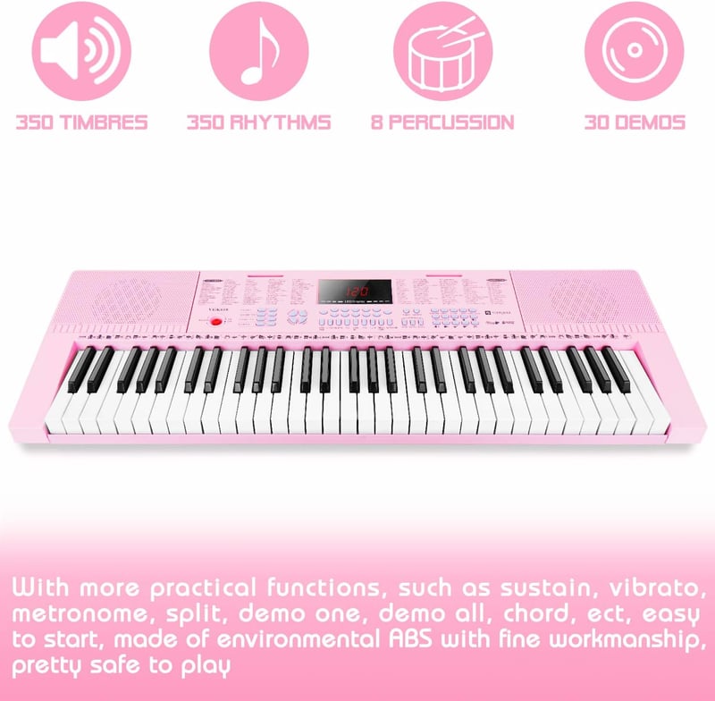 Vangoa elektronikus zongorakeyboard 88 billentyűvel