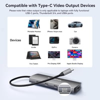 VANGREE USB-C Hub 5 port, 4K HDMI, 100W töltés, SD/TF olvasó, MacBook/iPad kompatibilis 9