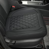 Set huse auto din piele Vankerful, 2 bucăți, negru, protecție scaune de lux 6