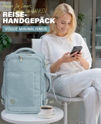 VANKEV EasyJet kézipoggyász laptop hátizsák 45x36x20 cm, 15,6 hüvelykes 2