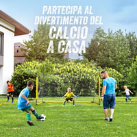 Vanku 366x183 cm futballkapu gyerekeknek vízálló kerettel, koordinációs létrával és kúpokkal 8