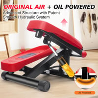 Vannect Mini Stepper Otthoni Edzéshez Erőkötélekkel és Kijelzővel 5