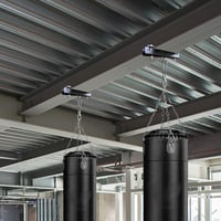 VANROUG Acél Boxzsák Tartó Konzol 360° Forgatható I és H Gerendához - Edzőtermi Boksz Felszerelés 225kg Teherbírással Muay Thai Edzéshez 6