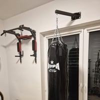 VANROUG Forgó Boxzsák Tartó - 360°-ban Elforgatható Fali Konzol 360kg Teherbírással, 7 Szögben Állítható, Boxoláshoz, MMA és Thai Box Edzésh 6