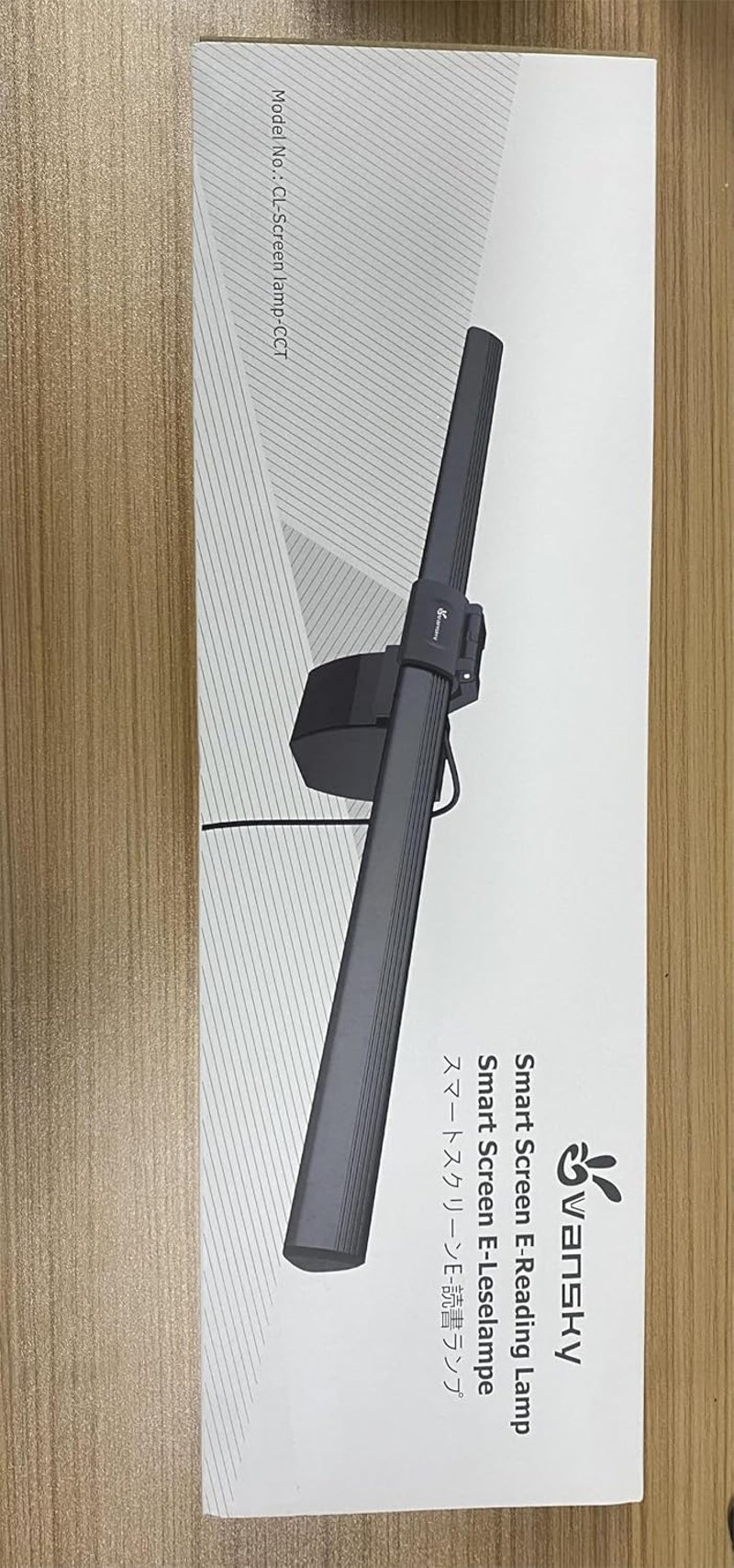 Vansky Monitor Lámpa USB-s Képernyő Fény Állítható Színhőmérséklet és Fényerő Irodai Gamer - black