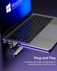 Vansuny 256GB USB-C Pendrive 1000MB/s Külső SSD iPhone Android Laptop 5