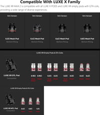 Vaporesso Luxe XR Max 2 e-cigaretta készlet 80W, 3200 mAh, 5 ml pod, MTL/DTL - Storm Blue 5