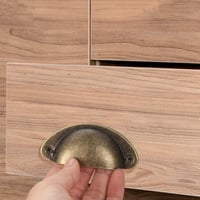 Set 16 Mânere Vintage în Formă de Scoică pentru Dulap și Sertar VARHHUXHA, Butoni de Mobilier Culoarea Bronzului 5