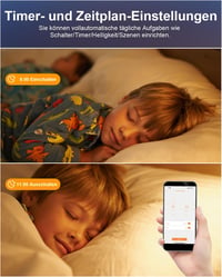 VARICART RGB LED Süllyesztett Spotlámpa Szett - 6 db Bluetooth Okos Mennyezeti Világítás, Alexa Kompatibilis, Színváltós, Szabályozható, Zen 7