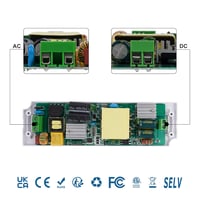 VARICART Ultra Vékony LED Transzformátor 12V 60W - Állandó Feszültségű Tápegység 230V AC - 12V DC 5A LED Szalagvilágításhoz IP44 Védelemmel 5