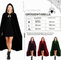 Tmavočervený zamatový upírsky plášť s kapucňou 170 cm – Halloweensky kostým pre dospelých, stredoveký gotický cosplay karnevalový plášť pánsky 1