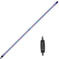VARMHUS Ponorné akváriové osvetlenie s 3-stupňovým časovaným cyklom a stmievaním, 96 LED, 112 cm, 3 svetelné režimy, 4 farby, 10 úrovní jasu 1