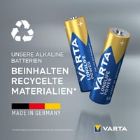 VARTA Longlife Power AA LR6 alkáli ceruzaelem - 1,5 V - 20 db 4
