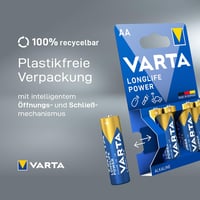 VARTA Longlife Power AA LR6 alkáli ceruzaelem - 1,5 V - 20 db 9