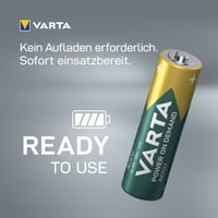 Nabíjateľné batérie VARTA AA 4 ks - Recharge Accu Power on Demand ceruzkové batérie balenie 4