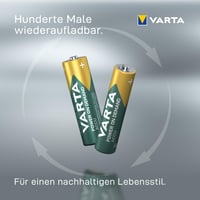 Nabíjateľné batérie VARTA AA 4 ks - Recharge Accu Power on Demand ceruzkové batérie balenie 5