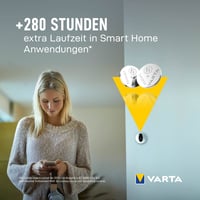 Lítiová gombíková batéria VARTA CR2032 3V – priemer 20 mm, výška 3,2 mm, 230 mAh, balenie 5 ks 3