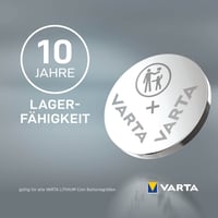 Lítiová gombíková batéria VARTA CR2032 3V – priemer 20 mm, výška 3,2 mm, 230 mAh, balenie 5 ks 6