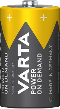 Alkalická batéria VARTA D Mono LR20, 12 ks, Power on Demand, pre inteligentnú domácnosť a počítačové príslušenstvo, vyrobené v Nemecku, veľké balenie 3