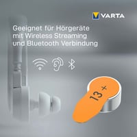 Batérie do načúvacích prístrojov VARTA typ 13 oranžové, balenie 60 ks, Power on Demand, pre načúvacie prístroje, vyrobené v Nemecku 9