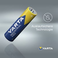 VARTA Industrial Pro AA LR6 alkalická ceruzková batéria - 40 ks balenie - 1,5V - Vyrobené v Nemecku 4