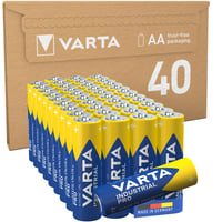 VARTA Industrial Pro AA LR6 alkalická ceruzková batéria - 40 ks balenie - 1,5V - Vyrobené v Nemecku 1