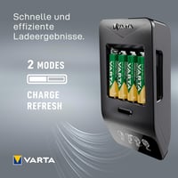 Inteligentná nabíjačka batérií VARTA LCD Smart Charger+ so 4x AA 2100 mAh batériami, individuálnym nabíjaním článkov a funkciou obnovenia kapacity 7