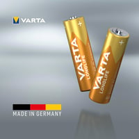 Baterii Alcaline VARTA Longlife AA – Pachet de 24 bucăți (Cube) 8