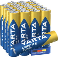 VARTA Longlife Power AAA alkáli elem - 20 db 2