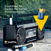 Baterii alcaline VARTA Longlife Power mărimea D, 1,5V - Mono, 4 bucăți 6