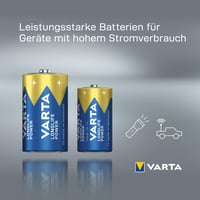 Baterii alcaline VARTA Longlife Power mărimea D, 1,5V - Mono, 4 bucăți 3