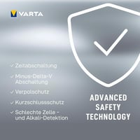 VARTA Multi Charger+ 8 részes akkumulátor töltő AA AAA 9V elemekhez - Single, LCD Multi Charger+ 6