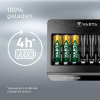 VARTA Multi Charger+ 8 részes akkumulátor töltő AA AAA 9V elemekhez - Single, LCD Multi Charger+ 7