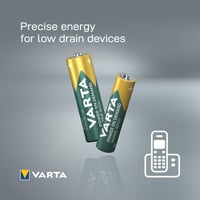 Acumulatori reîncărcabili VARTA Recharge Accu Phone AAA Micro 800 mAh NiMH pentru telefon fără fir, 2 bucăți 3