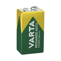 Acumulator VARTA Recharge Accu Power 9V, reîncărcabil, 200 mAh, 1 bucată, fără efect de memorie, preîncărcat, gata de utilizare 1