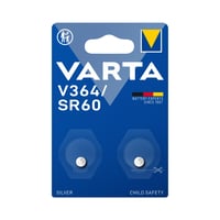 Baterie tip pastilă cu oxid de argint VARTA V364 SR60 – 1,55 V, 17 mAh, pachet de 2 bucăți 2