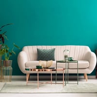 VaryPaper Öntapadós Tapéta Kék 81cm×9m - Retro Stílusú Vinyl Faldekoráció Konyhába, Fürdőszobába, Nappaliba - Vízálló Bútor Fólia Asztalra,  2