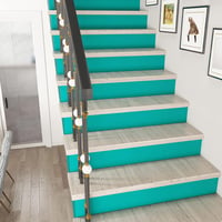 VaryPaper Öntapadós Tapéta Kék 81cm×9m - Retro Stílusú Vinyl Faldekoráció Konyhába, Fürdőszobába, Nappaliba - Vízálló Bútor Fólia Asztalra,  5