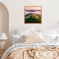 Vasemouh MDF okvir za slike 40x40 cm, efekt drveta, dekorativni okvir za vješanje na zid 2