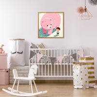 Vasemouh MDF okvir za slike 40x40 cm, efekt drveta, dekorativni okvir za vješanje na zid 6